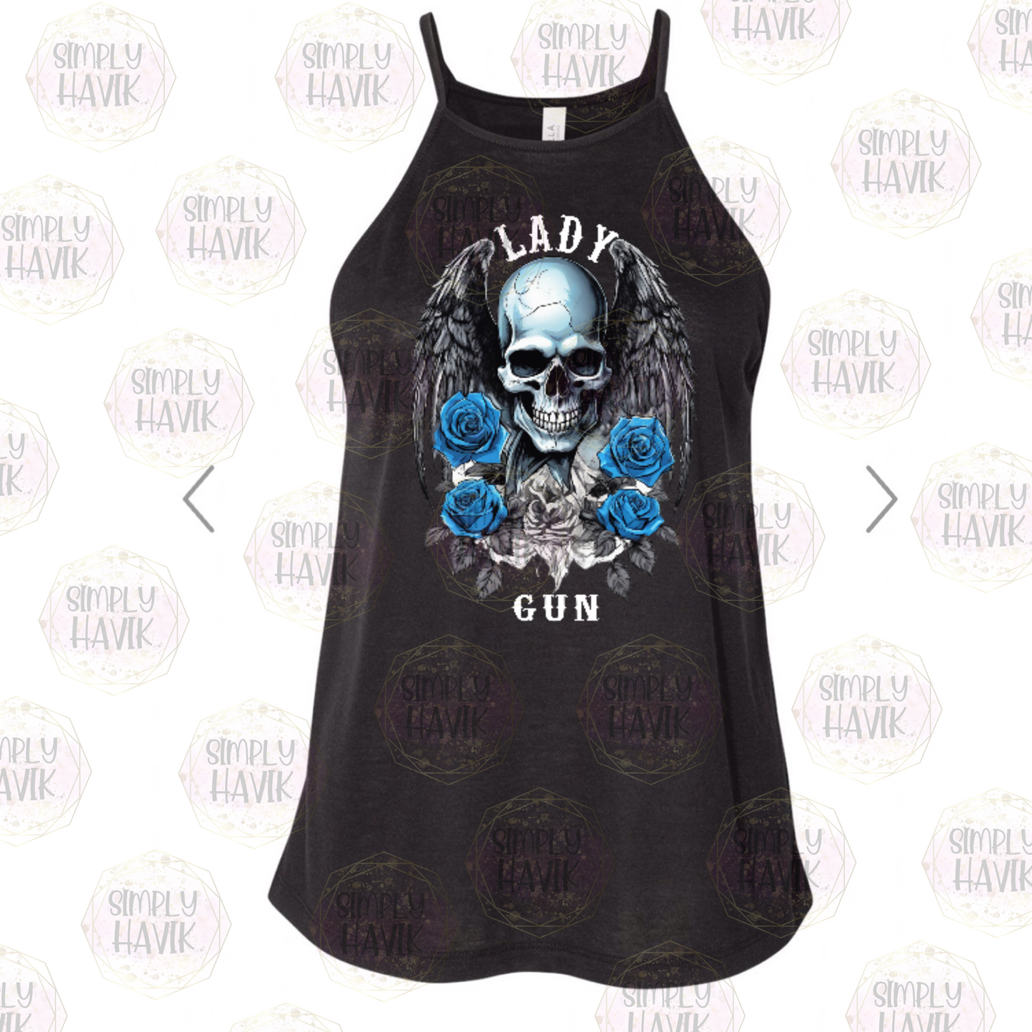 Lady Gun High Neck Tank